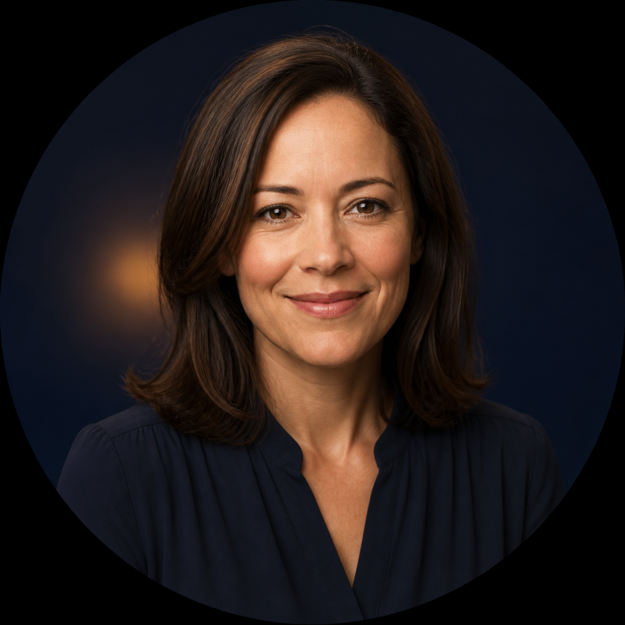 Ava — fictional AI portrait